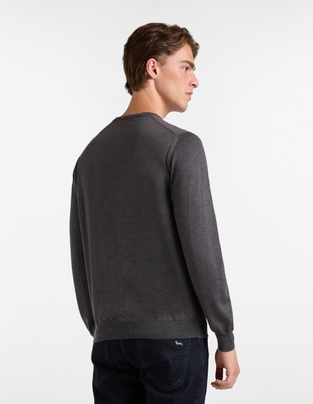 CREW NECK MERINO WOOL SWEATER