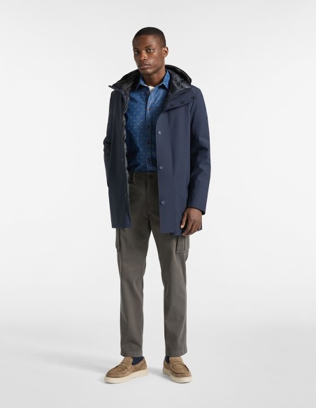 TECHNICAL TRENCH WITH HOOD