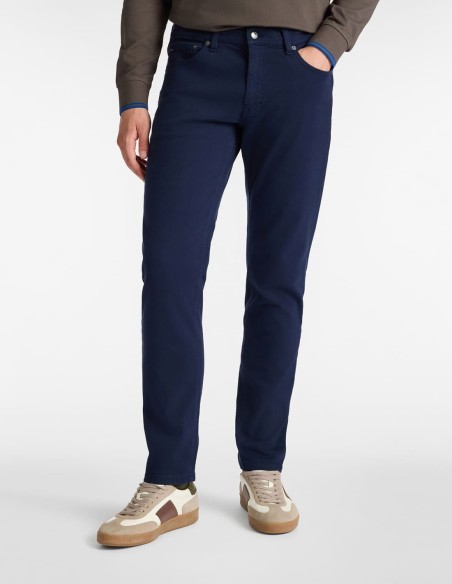 NARROW FIT GABARDINE PANTS