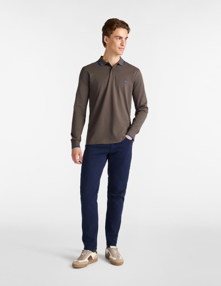NARROW FIT GABARDINE PANTS