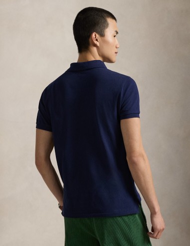 CUSTOM SLIM FIT DOG-EMBROIDERED POLO...