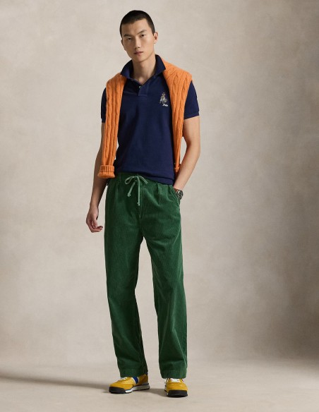 ΜΠΛΟΥΖΑ POLO DOG-EMBROIDERED CUSTOM SLIM FIT