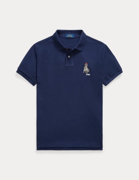 CUSTOM SLIM FIT DOG-EMBROIDERED POLO SHIRT