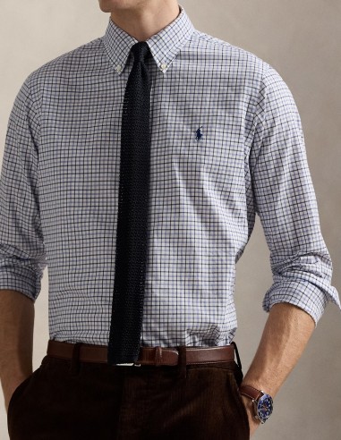 ΠΟΥΚΑΜΙΣΟ PLAID TWILL CUSTOM FIT