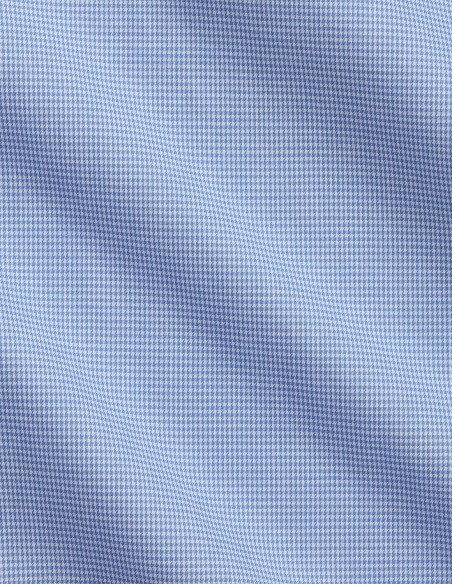 CUSTOM FIT HOUNDSTOOTH TWILL SHIRT