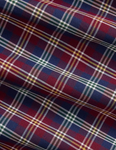 ΠΟΥΚΑΜΙΣΟ PLAID POPLIN SHIRT CUSTOM FIT