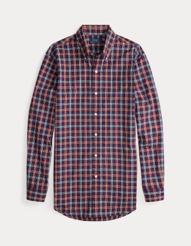 ΠΟΥΚΑΜΙΣΟ PLAID POPLIN SHIRT CUSTOM FIT
