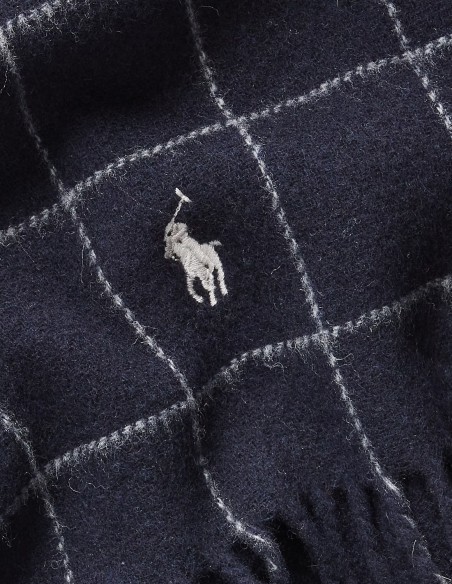 ΚΑΣΚΟΛ WINDOWPANE PLAID ΜΑΛΛΙΝΟ