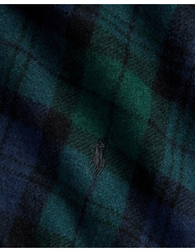 TARTAN FRINGE WOOL SCARF