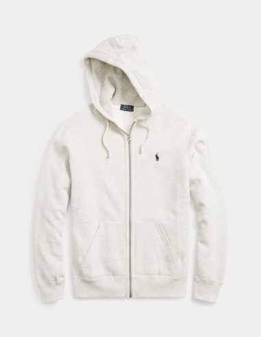 COTTON-BLEND FLEECE HOODIE