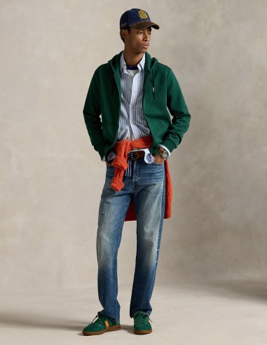 DOUBLE-KNIT FULL ZIP HOODIE