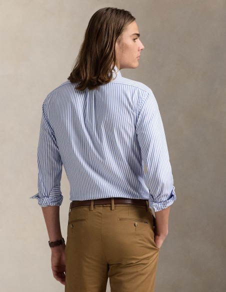 ΠΟΥΚΑΜΙΣΟ STRIPED STRETCH OXFORD CUSTOM FIT