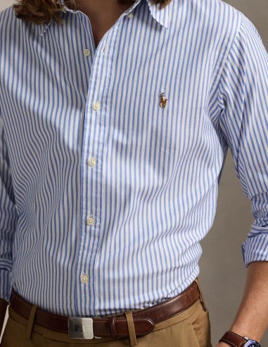 ΠΟΥΚΑΜΙΣΟ STRIPED STRETCH OXFORD...