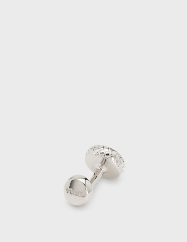 ROUND CUFFLINKS WITH ENAMEL INSERT