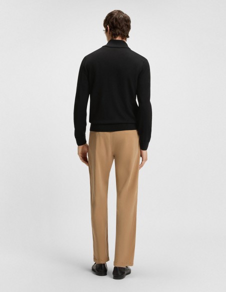 ZIP-UP CARDIGAN IN VIRGIN WOOL