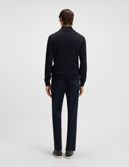 ZIP-UP CARDIGAN IN VIRGIN WOOL