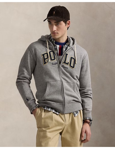 LOGO FLEECE FULL-ZIP HOODIE