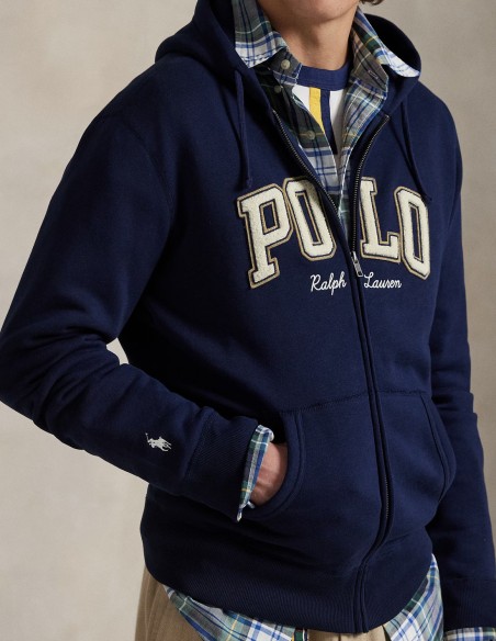 LOGO FLEECE FULL-ZIP HOODIE