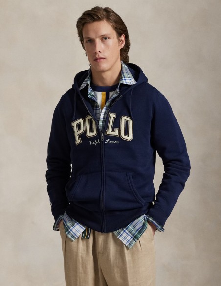 LOGO FLEECE FULL-ZIP HOODIE