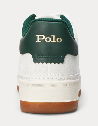 MASTERS COURT SUEDE-PANELLED TRAINER