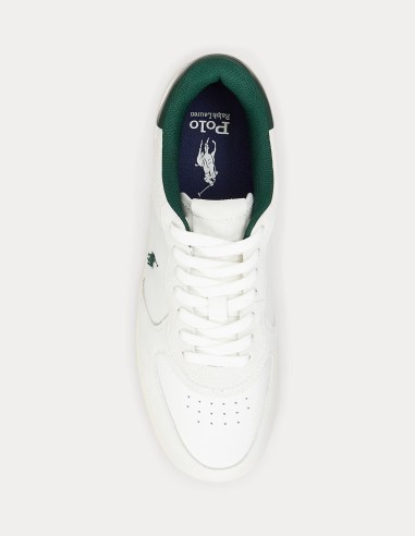 MASTERS COURT SUEDE-PANELLED TRAINER