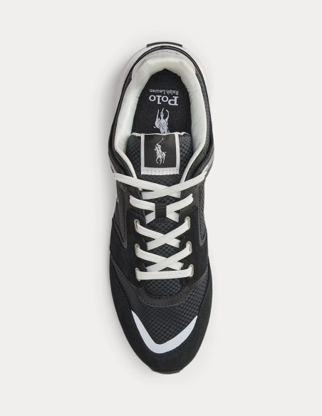 TRAIN 89 V2 SUEDE-PANELLED TRAINER