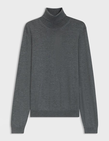 SLIM FIT ROLLNECK SWEATER IN VIRGIN WOOL