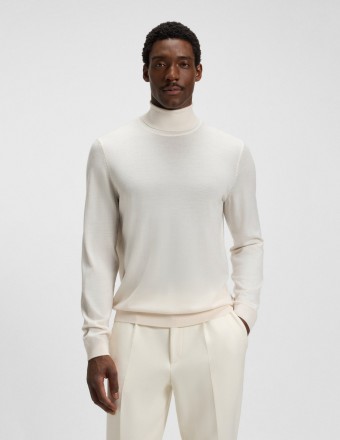 SLIM FIT ROLLNECK SWEATER...