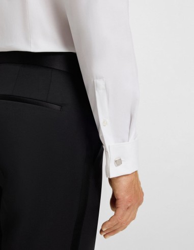 ΠΟΥΚΑΜΙΣΟ SLIM FIT ΜΕ ΔΙΠΛΗ ΜΑΝΣΕΤΑ