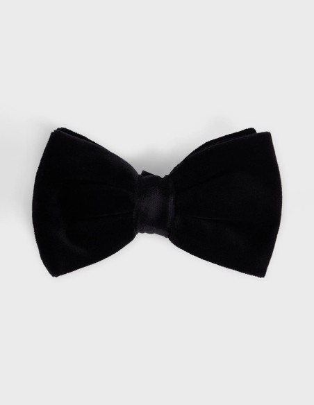 PRE-TIED BOW TIE COTTON VELVET