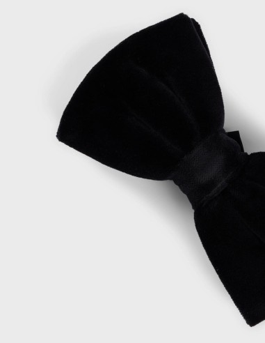 PRE-TIED BOW TIE COTTON VELVET