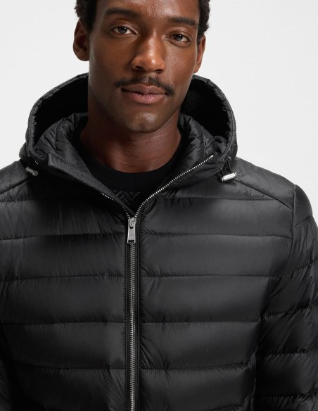 PADDED JACKET WATER-REPELLENT WITH DETACHABLE HOOD