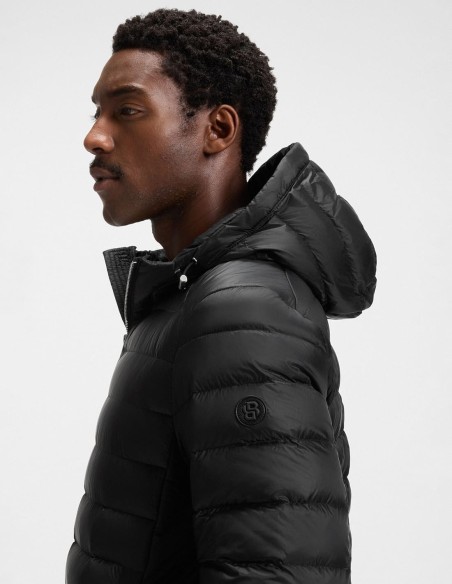 PADDED JACKET WATER-REPELLENT WITH DETACHABLE HOOD