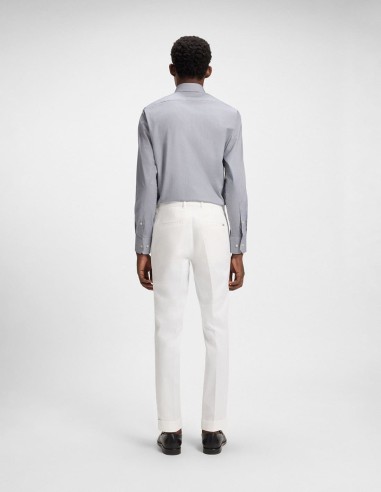 REGULAR FIT EASY IRON STRETCH COTTON...
