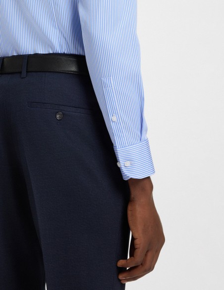 ΠΟΥΚΑΜΙΣΟ STRIPED COTTON EASY IRON SLIM FIT