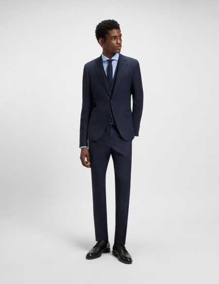 ΠΟΥΚΑΜΙΣΟ MICRO-PATTERNED COTTON TWILL SLIM FIT