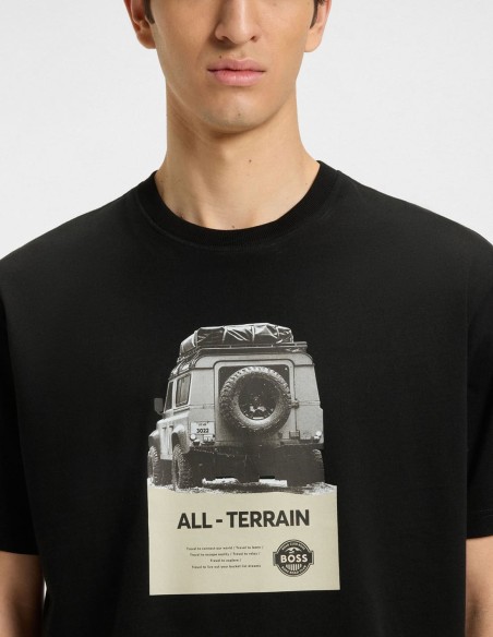 RELAXED FIT T-SHIRT WITH PRINTED ARTWORK