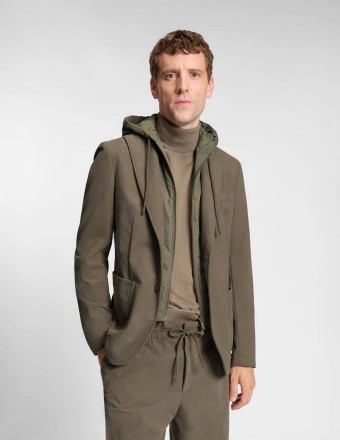 SLIM FIT JACKET WITH...