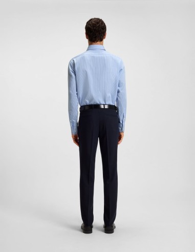 ΠΟΥΚΑΜΙΣΟ STRIPED COTTON SATIN...