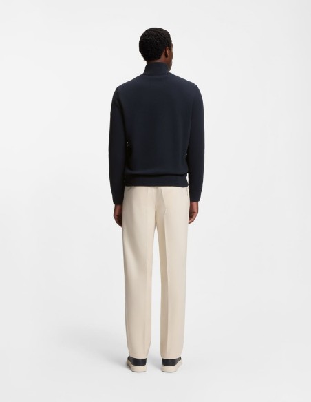 MIXED-MATERIAL JACKET WITH PADDED FRONT