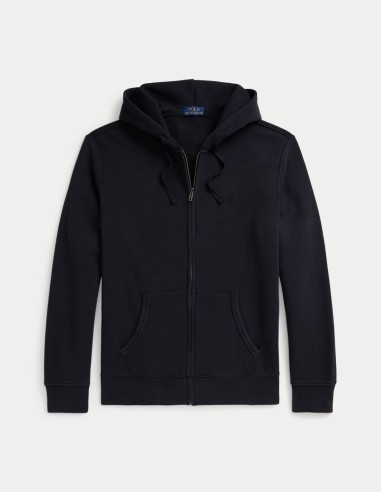 GARMENT-DYED FLEECE FULL-ZIP HOODIE