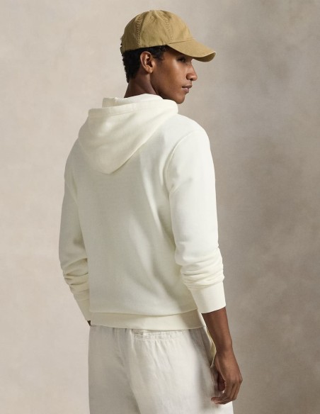 GARMENT-DYED FLEECE FULL-ZIP HOODIE