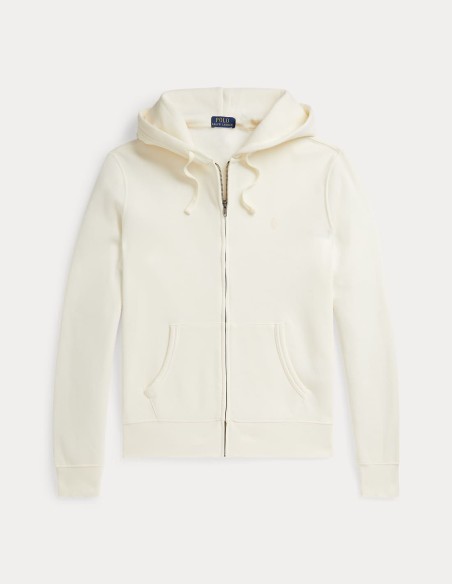 GARMENT-DYED FLEECE FULL-ZIP HOODIE