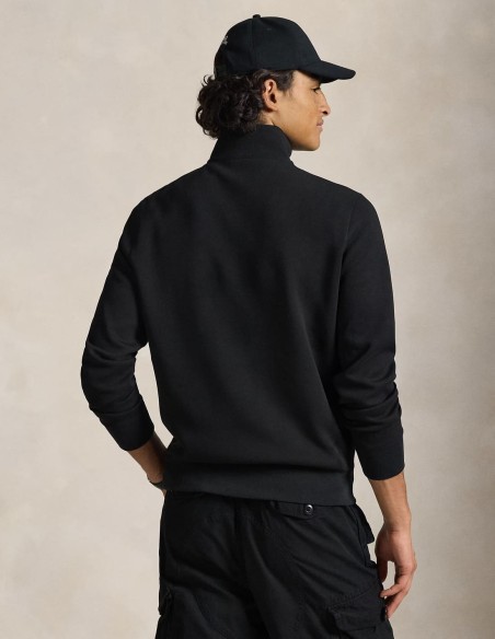DOUBLE-KNIT QUARTER-ZIP PULLOVER