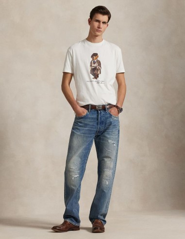 CUSTOM SLIM FIT POLO BEAR JERSEY T-SHIRT