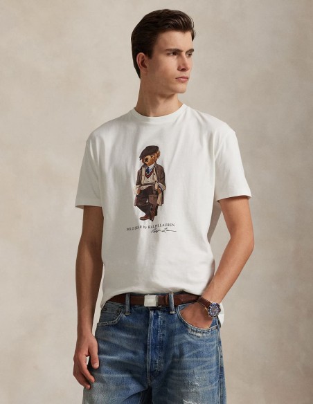 CUSTOM SLIM FIT POLO BEAR JERSEY T-SHIRT