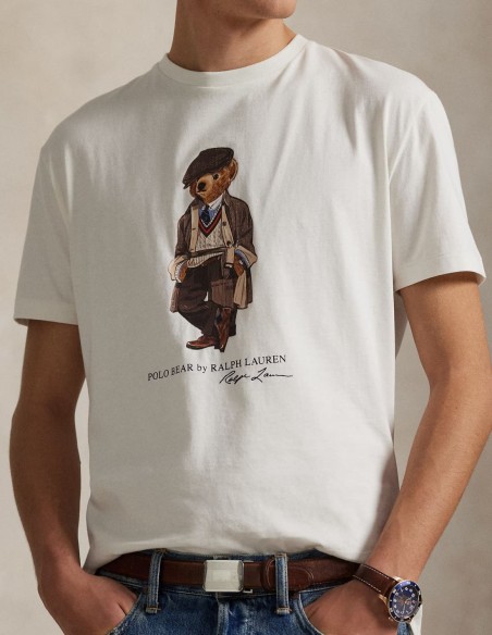 CUSTOM SLIM FIT POLO BEAR JERSEY T-SHIRT