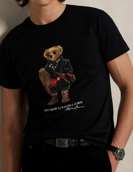 CUSTOM SLIM FIT POLO BEAR JERSEY T-SHIRT