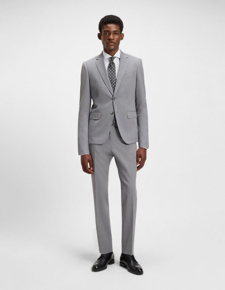 MICRO-PATTERNED SLIM FIT SHIRT