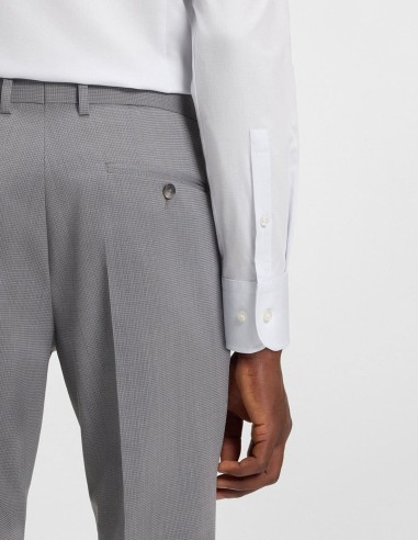 ΠΟΥΚΑΜΙΣΟ MICRO-PATTERNED SLIM FIT
